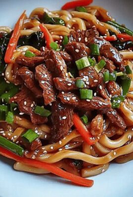 Błyskawiczny yaki udon z wołowiną: Najlepsza szybka kolacja