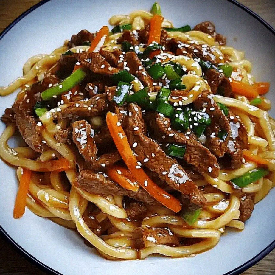 Błyskawiczny yaki udon z wołowiną: Najlepsza szybka kolacja – Schritt 2