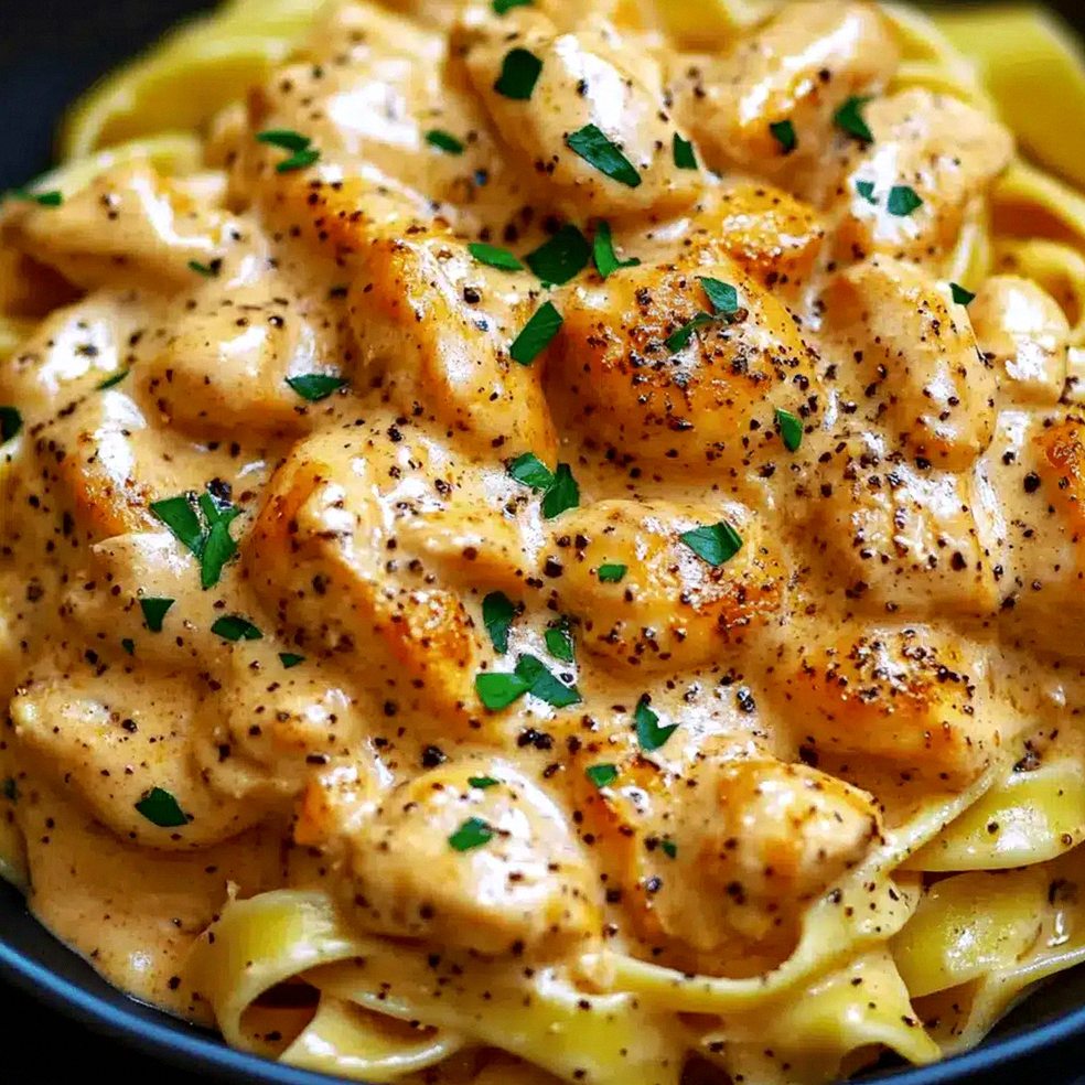 Kremowy Kurczak Paprykowy z Tagliatelle: Pyszne i Szybkie!