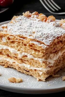 Kremowy Tort Napoleon na Boże Narodzenie, który zachwyca smakiem