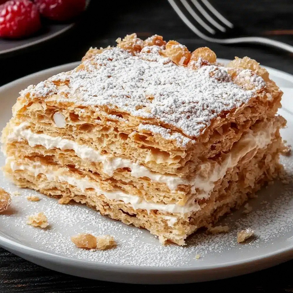 Kremowy Tort Napoleon na Boże Narodzenie, który zachwyca smakiem