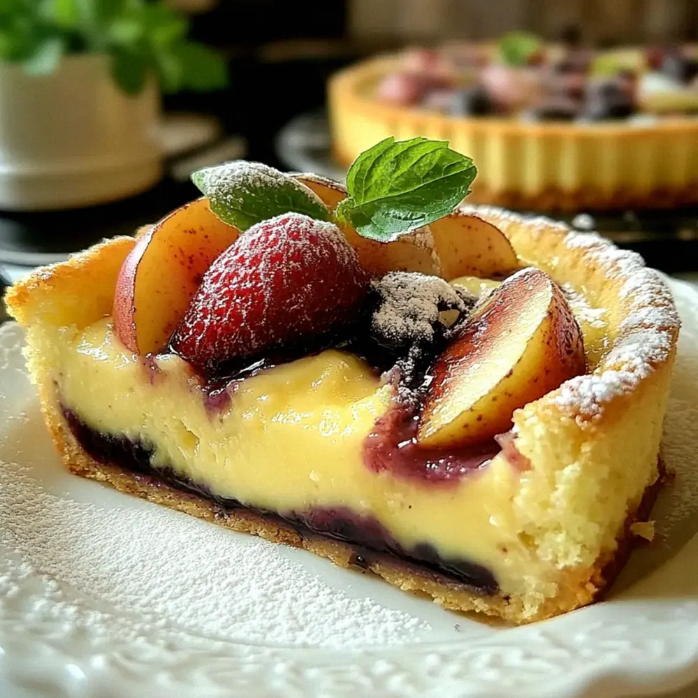 Pyszna tarta z budyniem i śliwkami na każdy słodki moment – Schritt 1