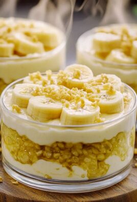 Pyszny deser bananowy z galaretką na letnie chwile relaksu