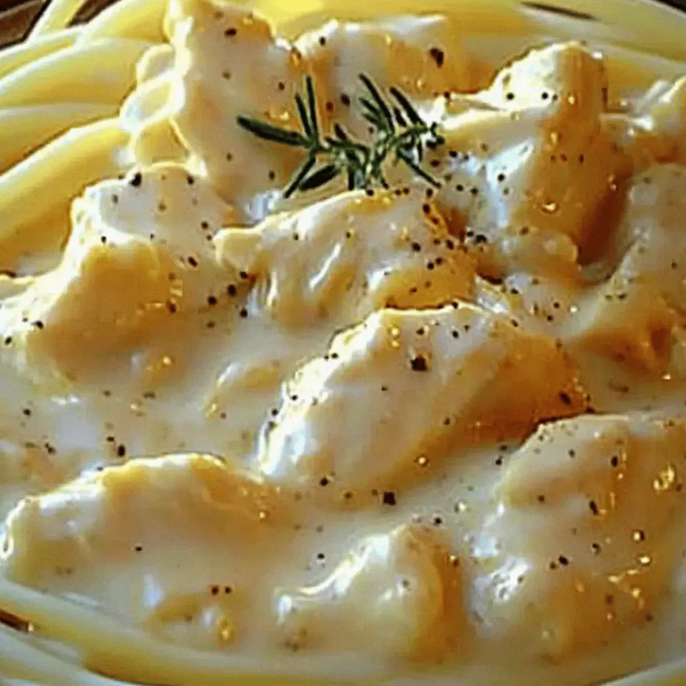 Pyszny Ragout z Kurczaka w Sosie Czosnkowo-Śmietanowym